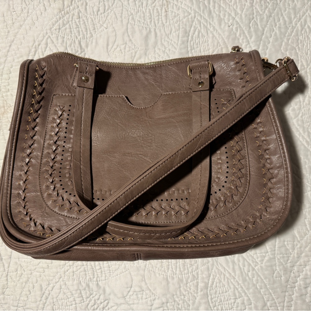 Brown crossbody purse